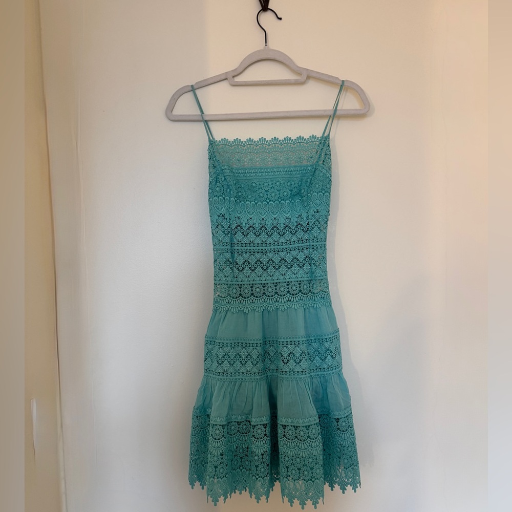 CHARO RUIZ Mini Dress In Turquoise